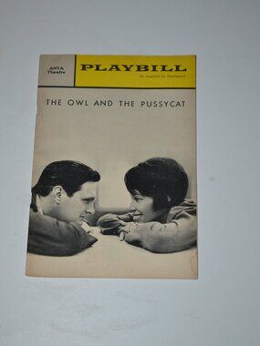 PLAYBILL - The Owl And The PussyCat , January 1965 Anta Theatre